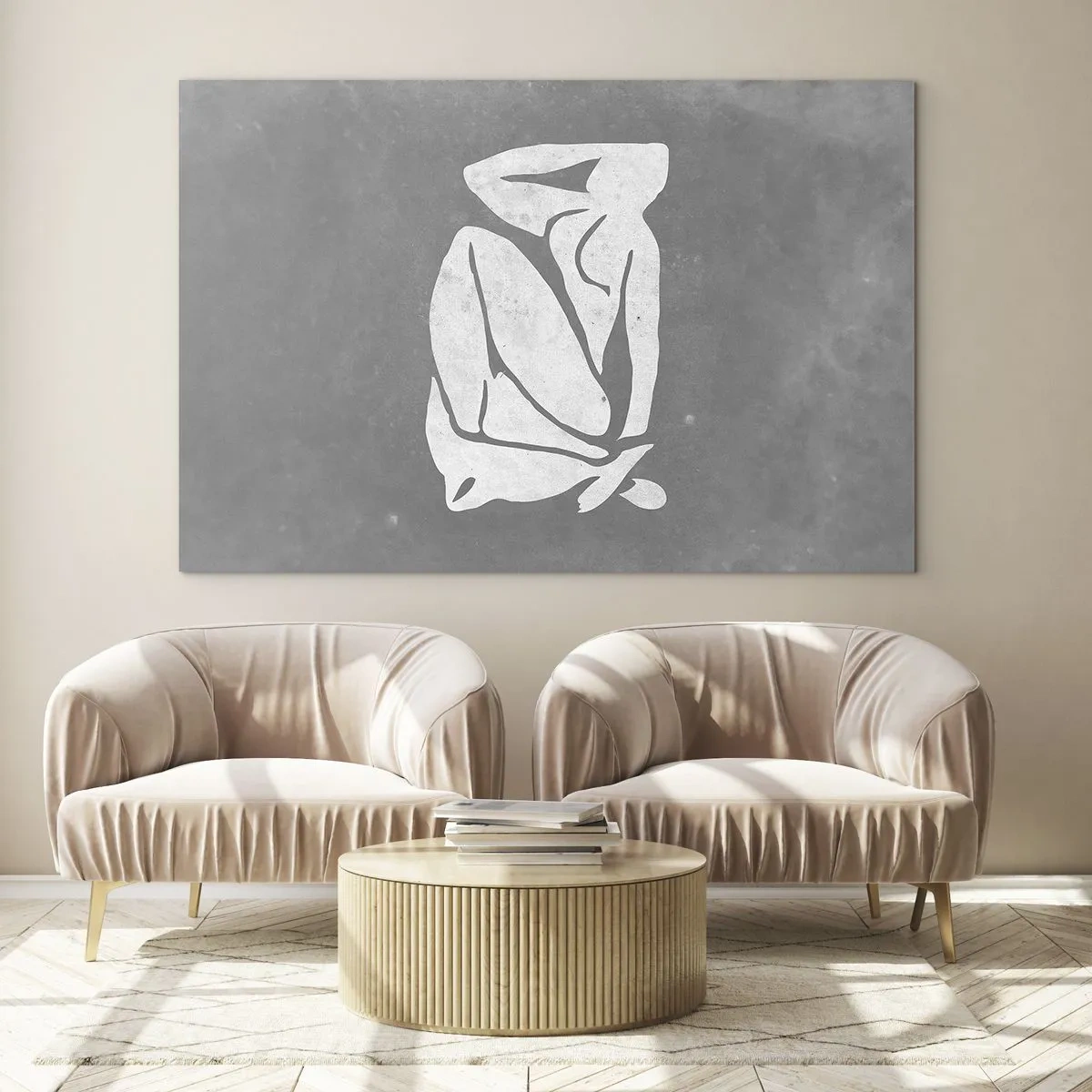 Schilderen op glas - In reflectie - 100x70 cm