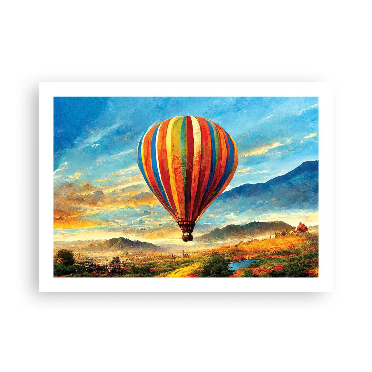 Poster - In stilte zie je meer - 70x50 cm