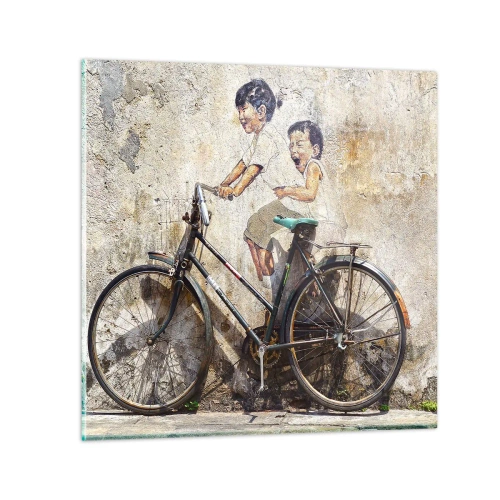 Schilderen op glas - Waar of niet waar? - 70x70 cm