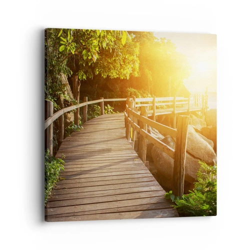 Schilderen op canvas - Nog een beurt, nog een wonder - 40x40 cm