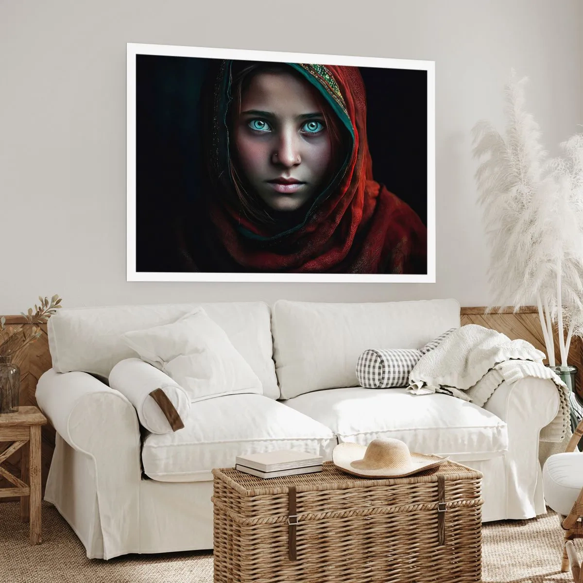 Poster - Oosterse prinses - 40x30 cm