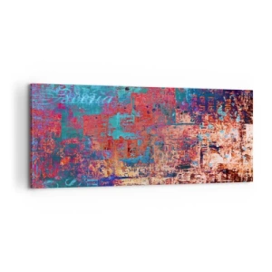 Schilderen op canvas - Geheugen en vergetelheid - 120x50 cm