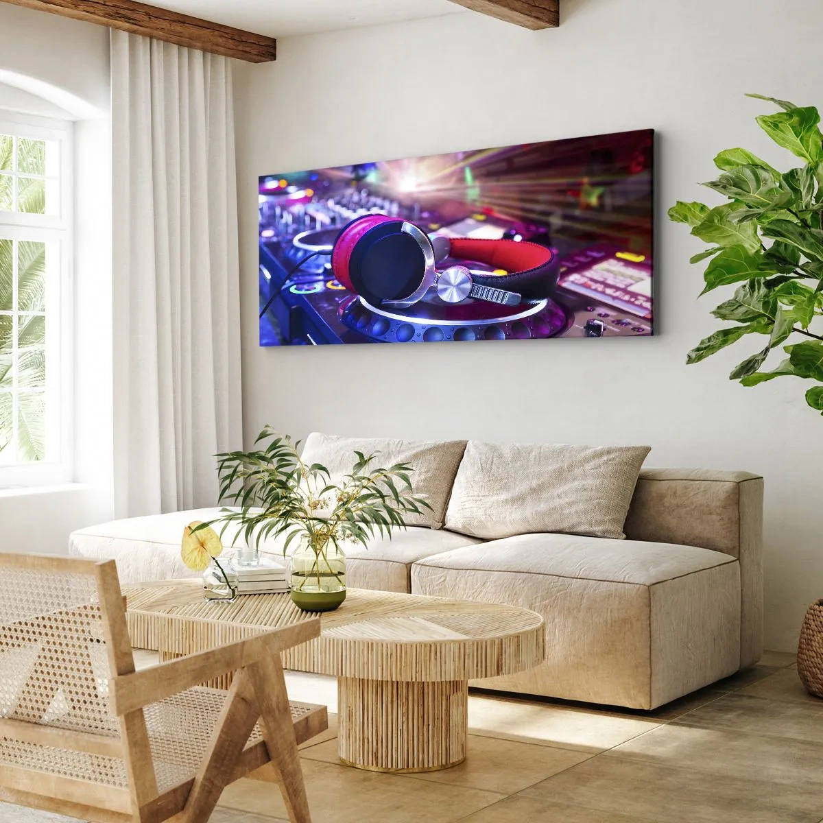 Schilderen op canvas - Het zal, het zal gebeuren - 100x40 cm