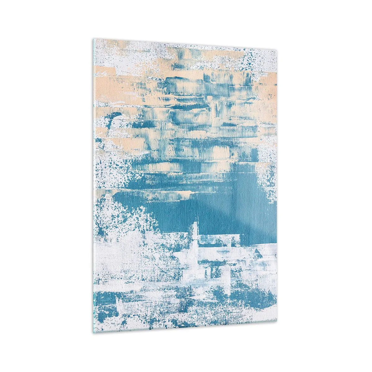 Schilderen op glas - Door een ijspegel - 50x70 cm