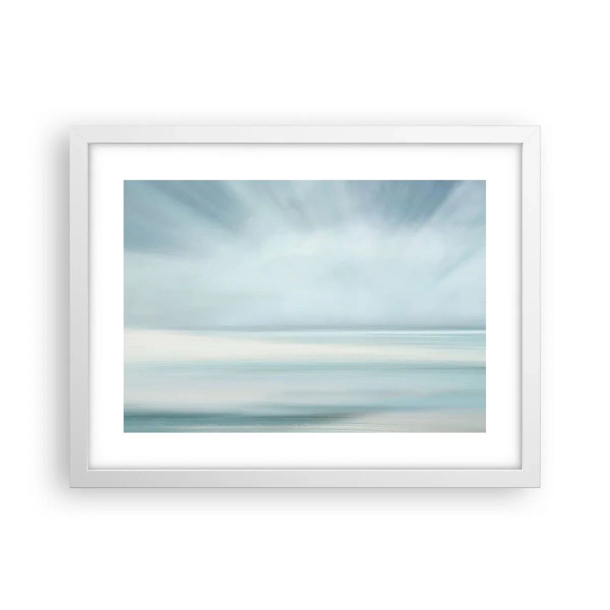 Poster in een witte lijst - Vrede tot aan de horizon - 40x30 cm