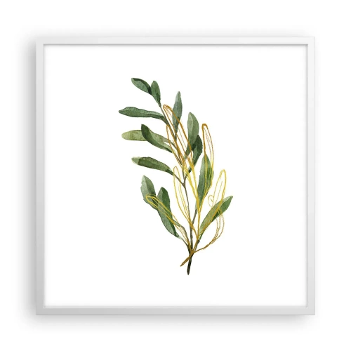 Poster in een witte lijst - Alles wat goed is - 60x60 cm