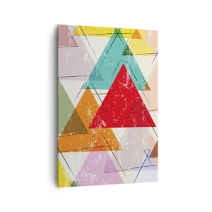 Schilderen op canvas - Onzinnige praat uitslaan - 70x100 cm