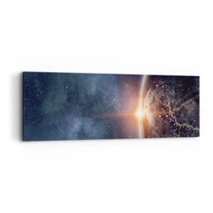 Schilderen op canvas - In een nieuw perspectief - 90x30 cm