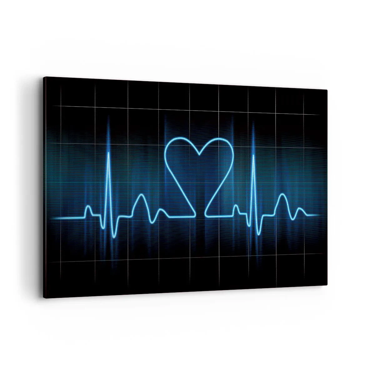 Schilderen op canvas - Op het ritme van het hart - 120x80 cm