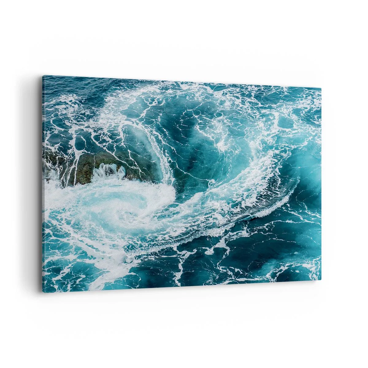 Schilderen op canvas - De poort naar het binnenste van de aarde - 100x70 cm