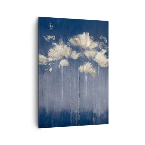 Schilderen op canvas - Als bloemblaadjes in de wind - 50x70 cm