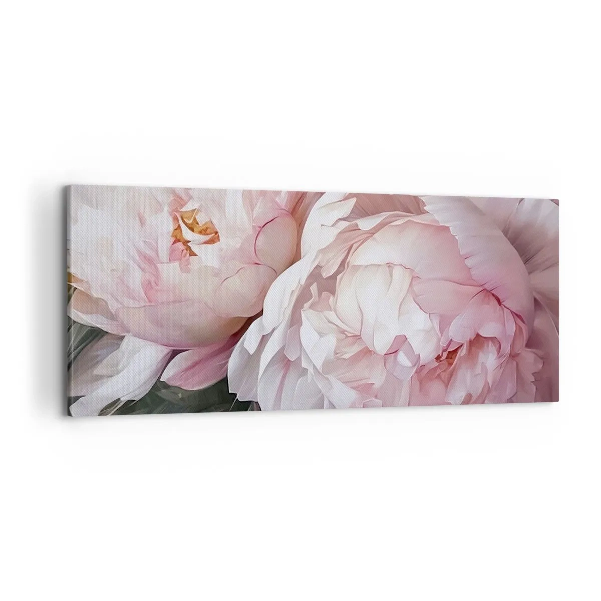 Schilderen op canvas - In bloei gestopt - 100x40 cm