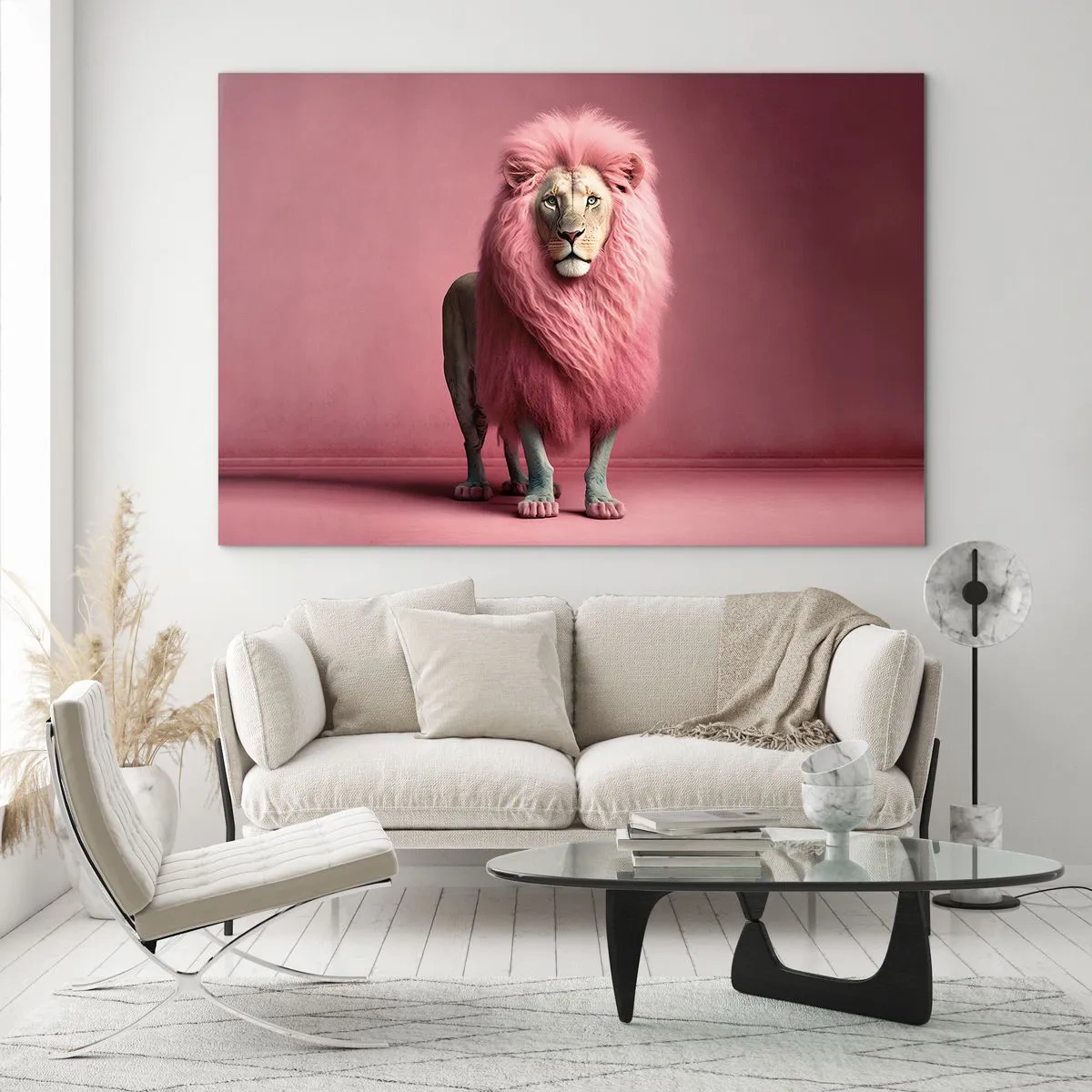 Schilderen op glas - En je bent niet meer bang - 120x80 cm