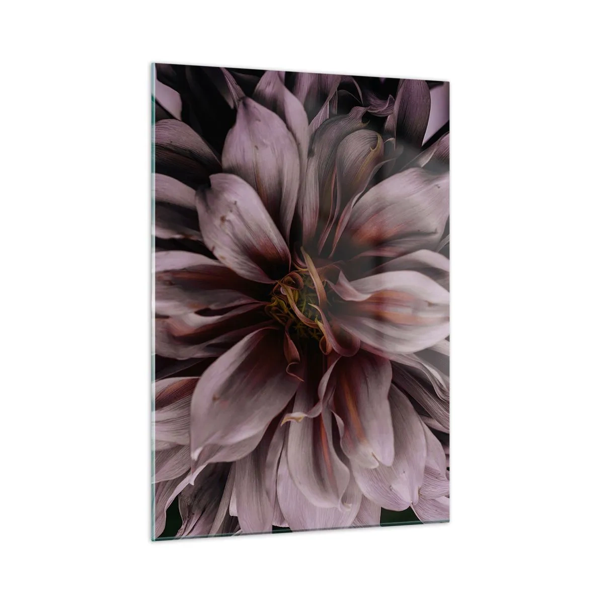 Schilderen op glas - Een bloemenhart - 50x70 cm