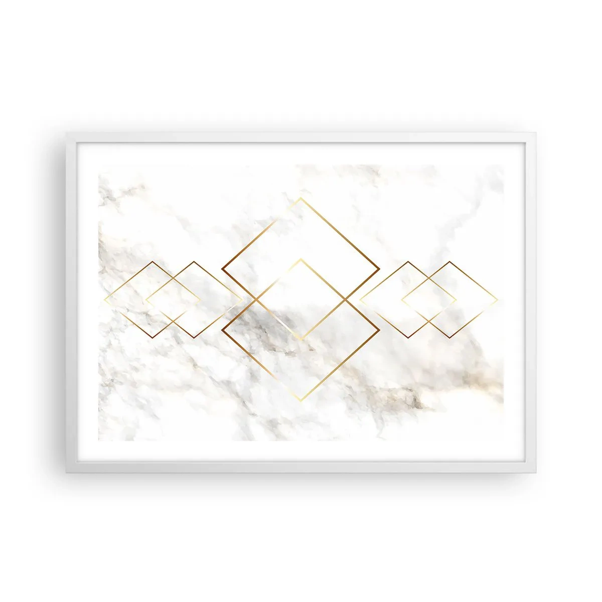 Poster in een witte lijst - Een uitzicht tot in het oneindige - 70x50 cm