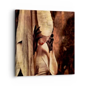 Schilderen op canvas - Tussen goed en kwaad - 30x30 cm
