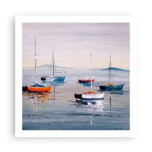 Poster - Een welverdiende rust - 60x60 cm