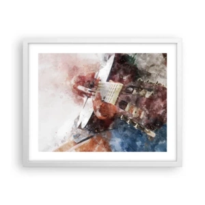 Poster in een witte lijst - En wat vind je ervan? - 50x40 cm