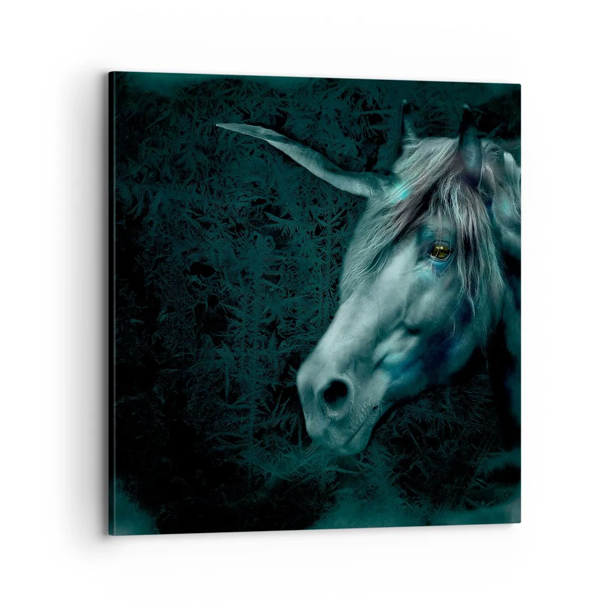 Schilderen op canvas - In een sprookjesbos - 70x70 cm