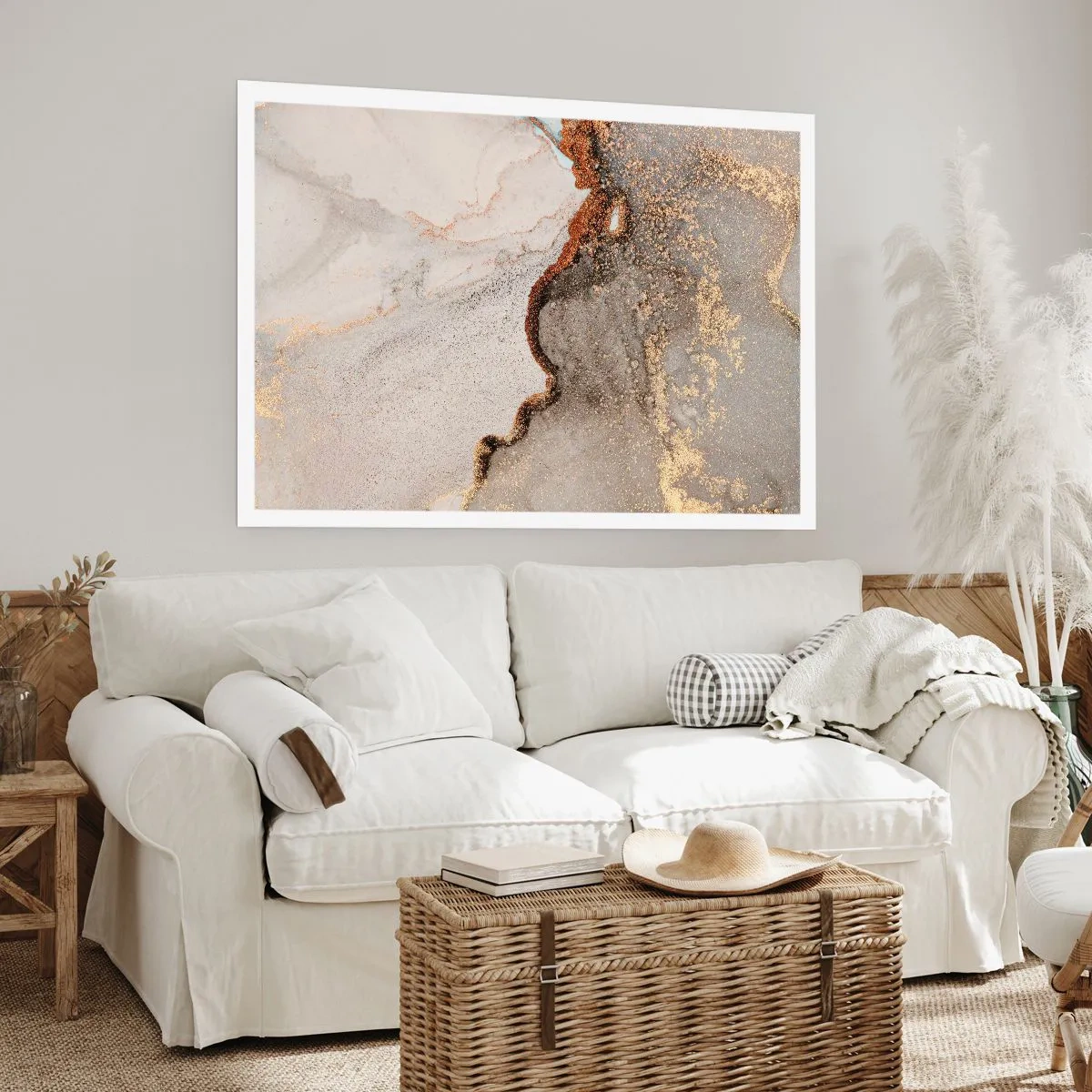 Poster - Op de grens van kleuren - 70x50 cm