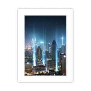 Poster - Op z'n Berlijns naar de hemel - 30x40 cm