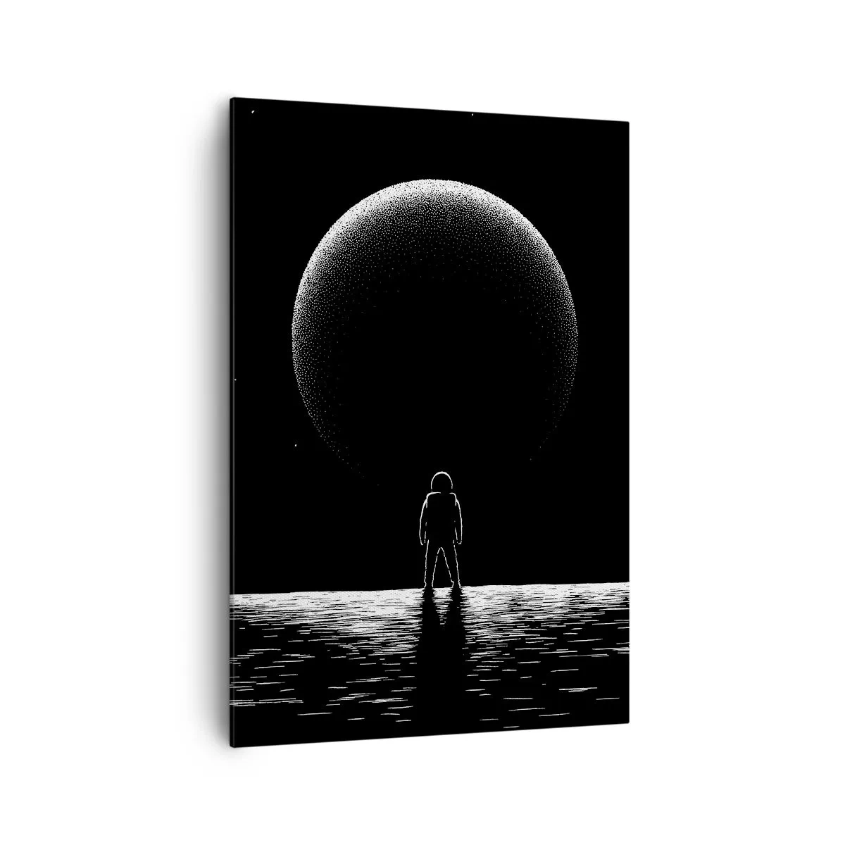 Schilderen op canvas - Oog in oog - 70x100 cm