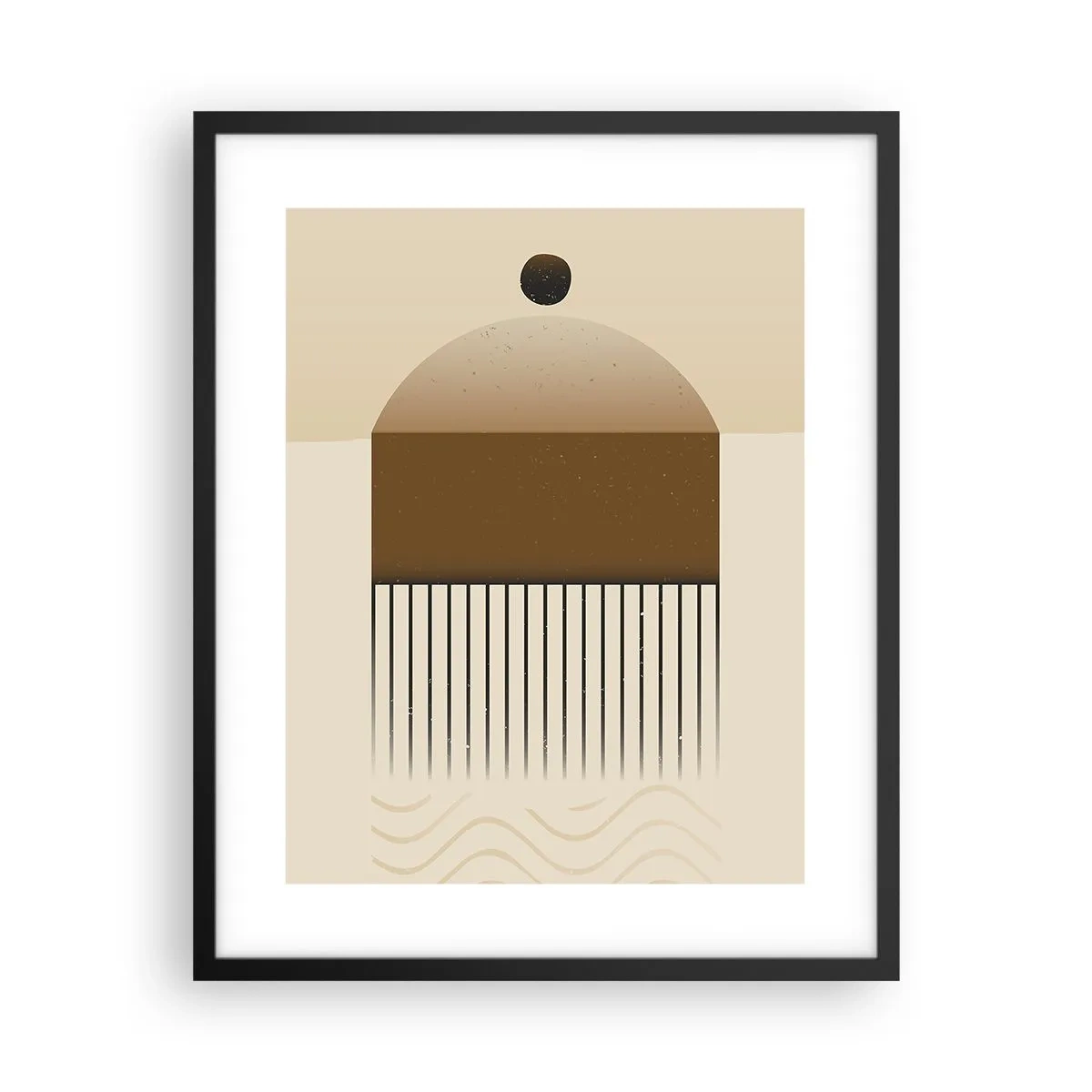 Poster in een zwarte lijst - verschillende staten - 40x50 cm