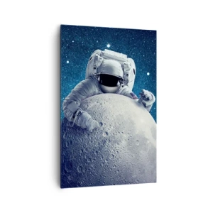 Schilderen op canvas - Ruimte grappenmaker - 80x120 cm