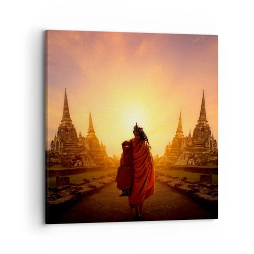 Schilderen op canvas - In vrede voor de eeuwigheid - 70x70 cm