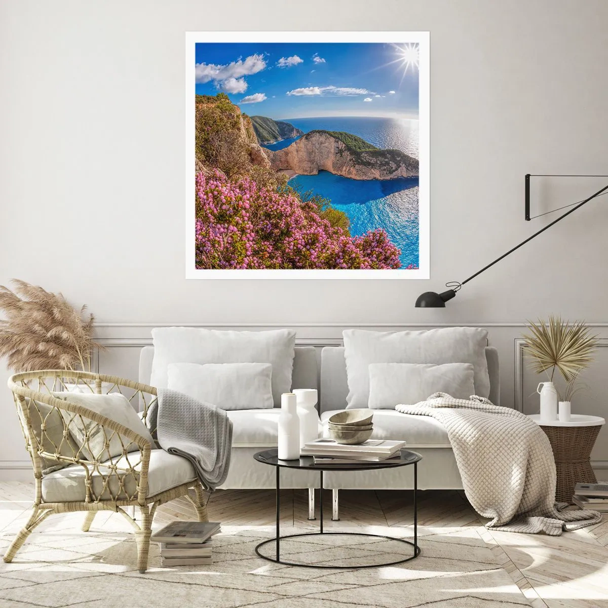 Poster - Mijn geweldige Griekse vakantie - 40x40 cm