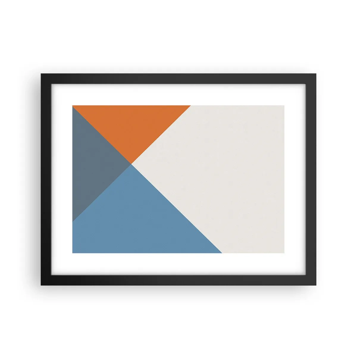 Poster in een zwarte lijst - In een hoekje… - 40x30 cm