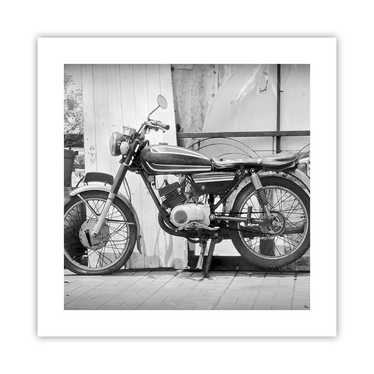 Poster - Klassiek boven alles - 40x40 cm