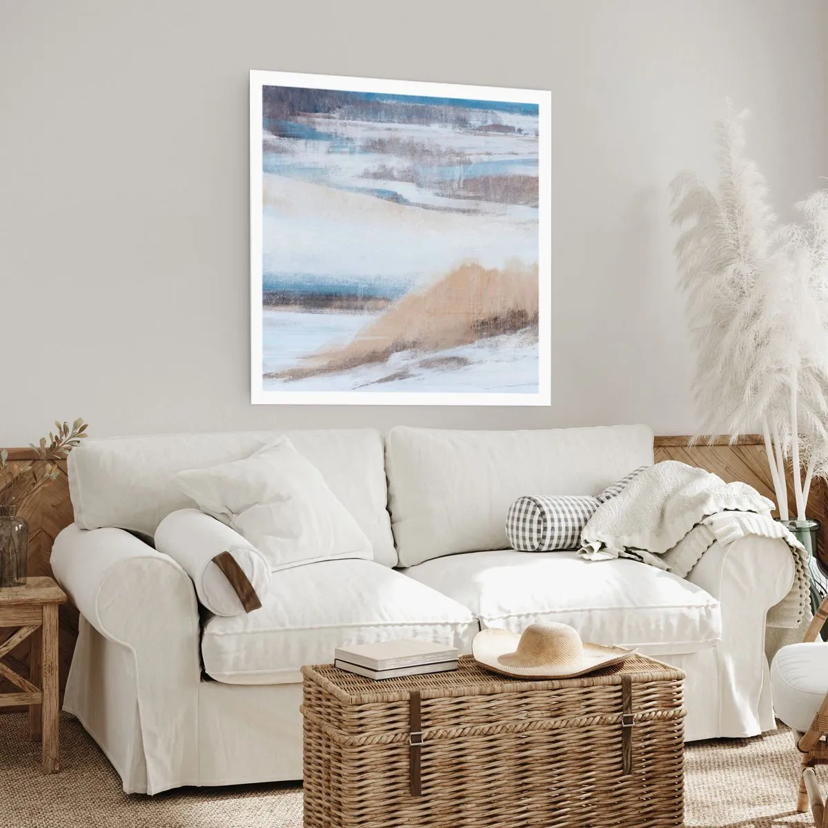 Poster - Winterse compositie - 50x50 cm