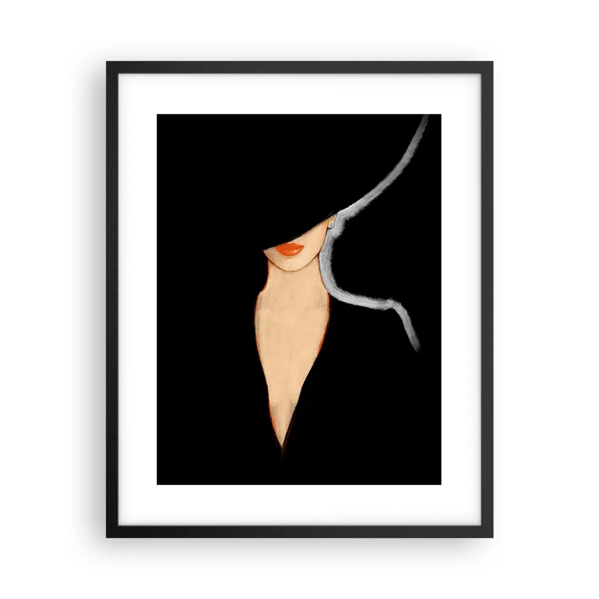 Poster in een zwarte lijst - Elegantie en stijl - 40x50 cm