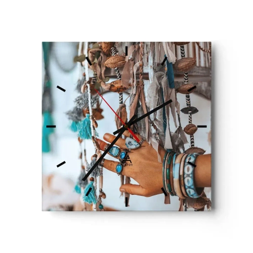 Wandklok - Klok - Lokale schatten - 30x30 cm