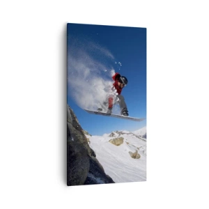 Schilderen op canvas - En je werd een deel van de ruimte - 55x100 cm