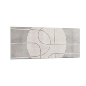 Schilderen op glas - Rond en rechtdoor - 100x40 cm