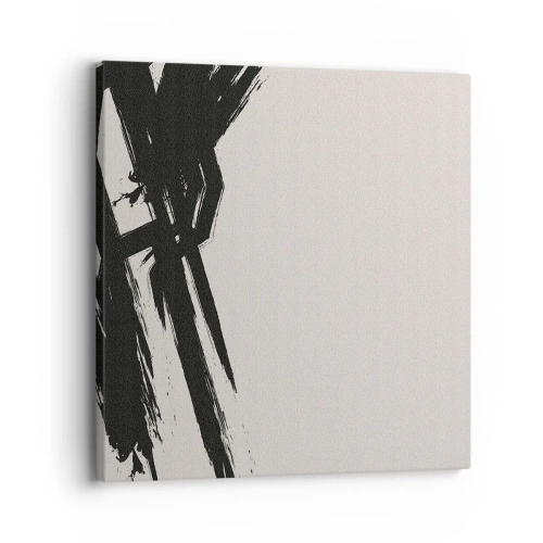 Schilderen op canvas - Onstuitbare haast - 30x30 cm