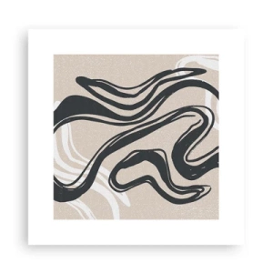 Poster - Expressie vermenigvuldigd - 30x30 cm