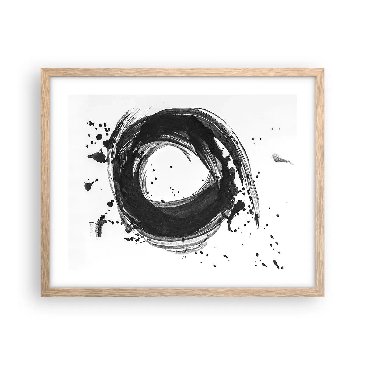 Een poster in een licht eiken lijst - De draaikolk van de schepping - 50x40 cm