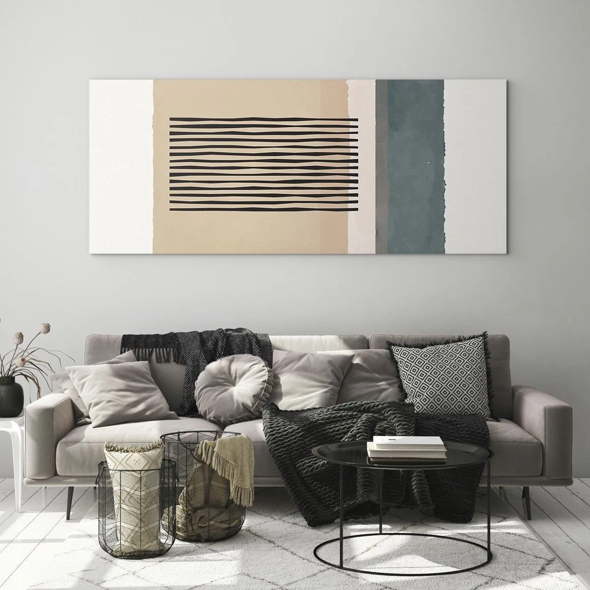 Schilderen op glas - Alles is oke - 160x50 cm