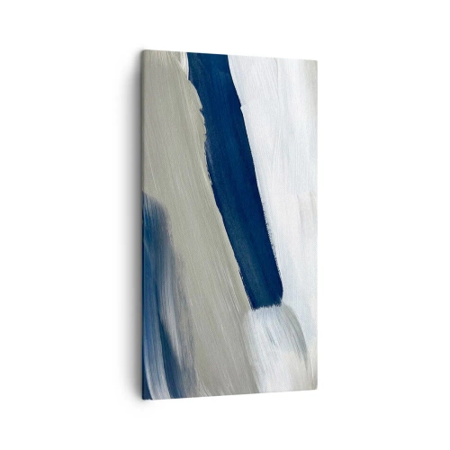 Schilderen op canvas - Ontmoeting met witheid - 45x80 cm
