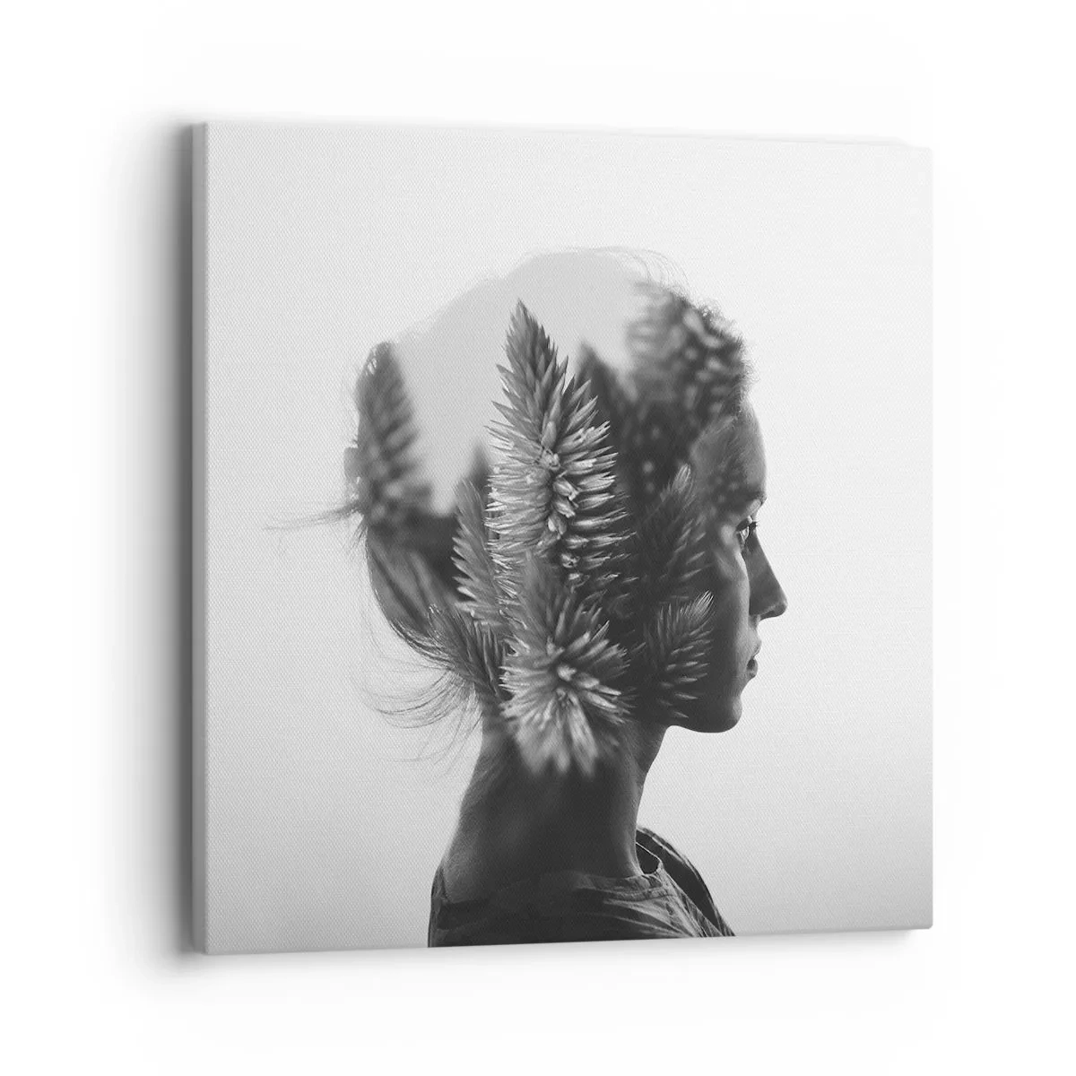 Schilderen op canvas - Vrouwe van het dennenbos - 40x40 cm