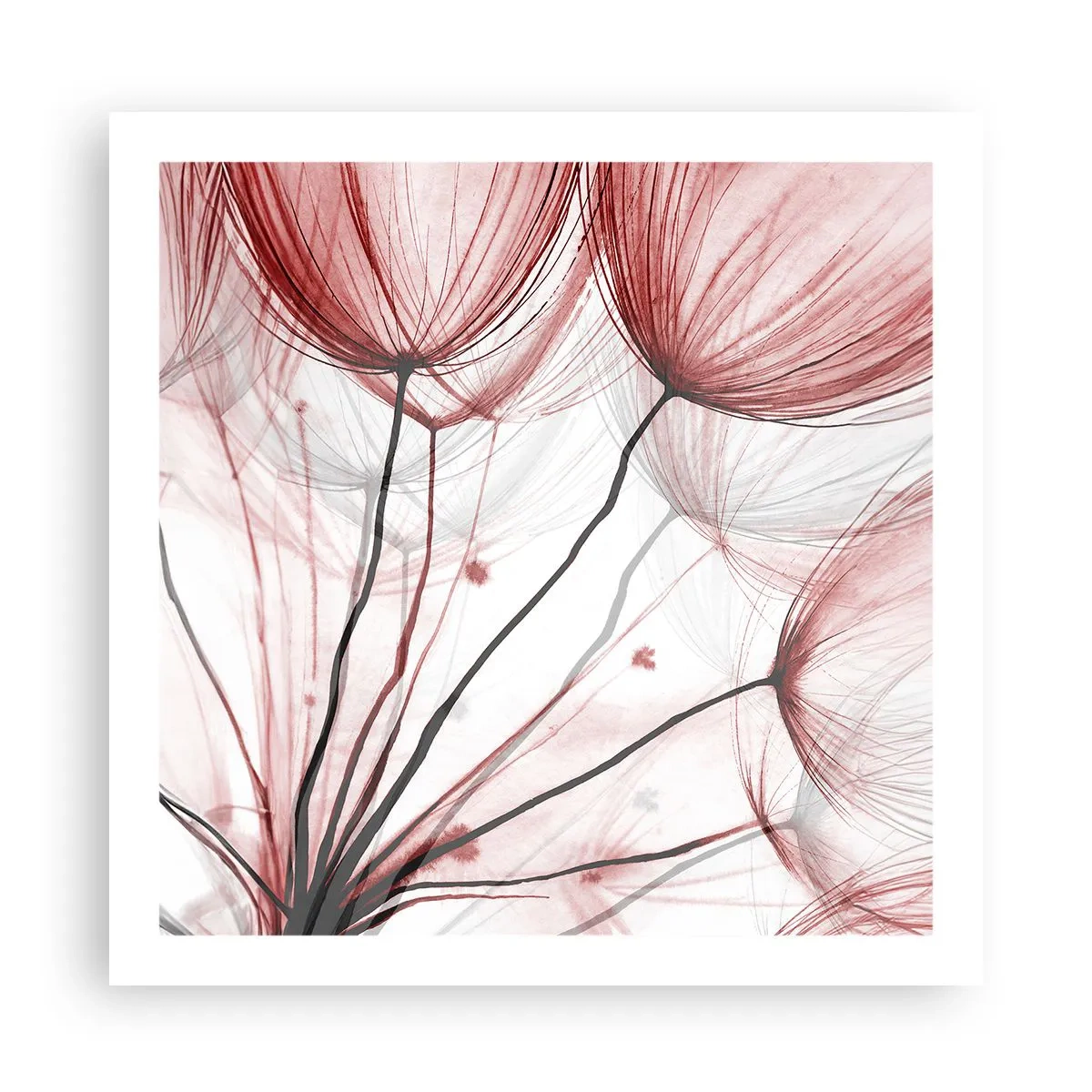 Poster - Vóór het vertrek - 60x60 cm