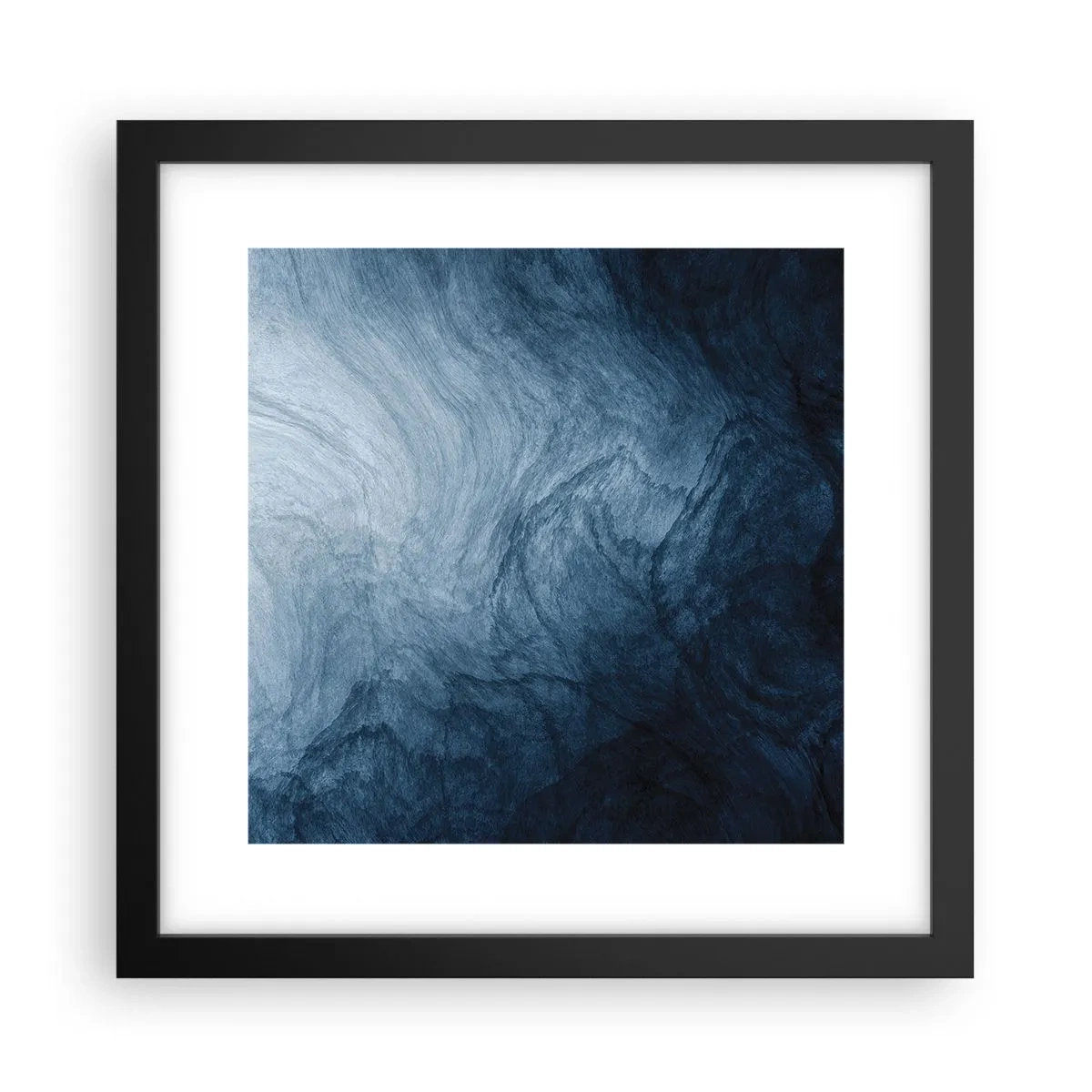 Poster in een zwarte lijst - diep reiken - 30x30 cm