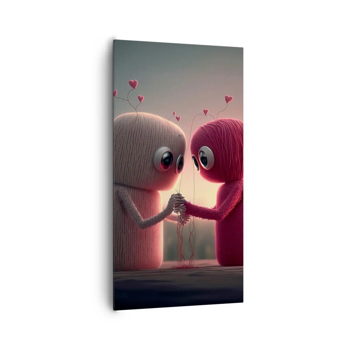 Schilderen op canvas - Iedereen mag liefhebben - 65x120 cm