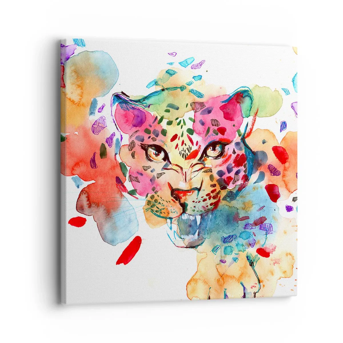 Schilderen op canvas - Schoonheid en het beest - 30x30 cm