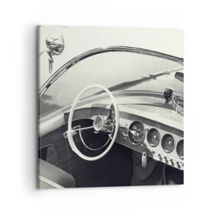 Schilderen op canvas - Weer voor de rijken - 70x70 cm