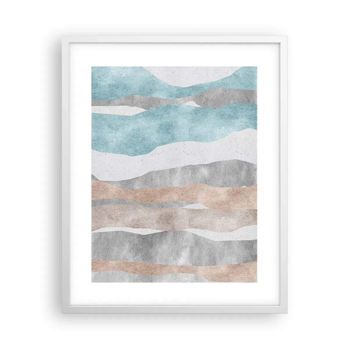 Poster in een witte lijst - Een studie van nabijheid - 40x50 cm