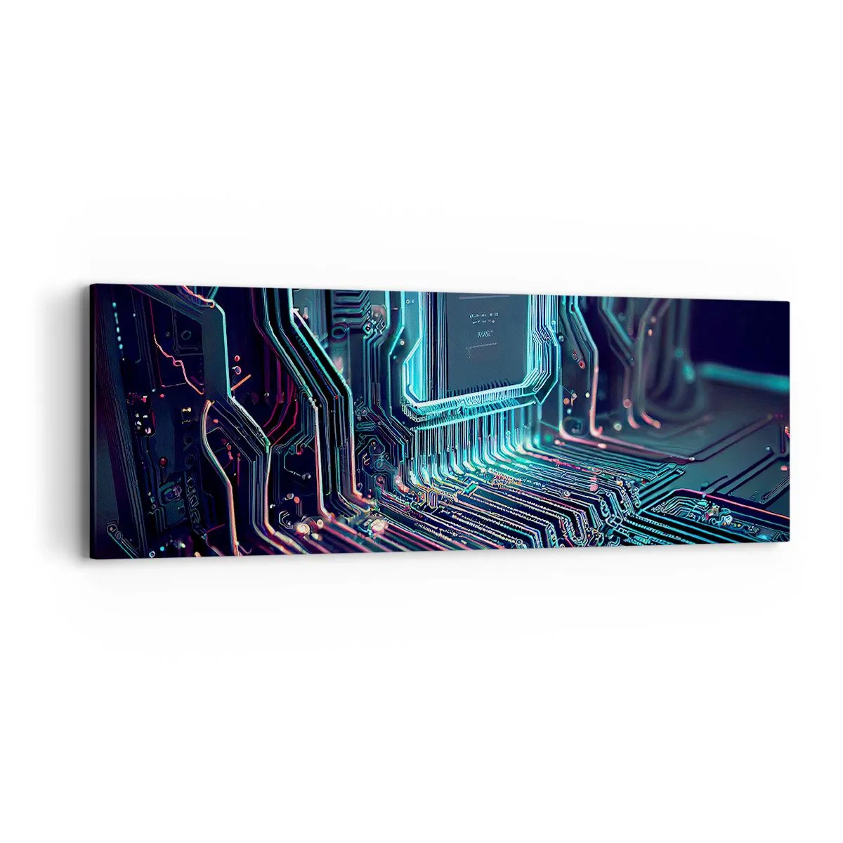 Schilderen op canvas - Ik ben aan het denken… - 90x30 cm